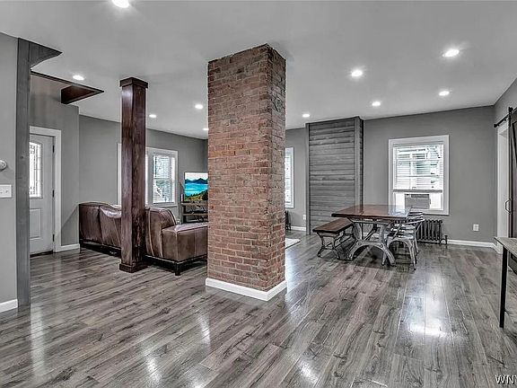 Original chimney, no fireplace.