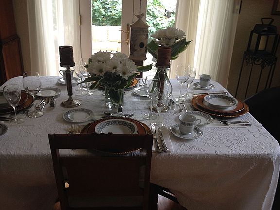 French doors to patio from DR 