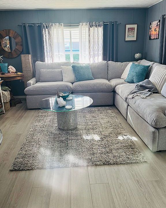 Spacious, comfy living room.