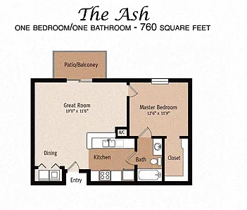 Floor plan The Ash