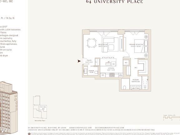2nd image of 64 University Pl #4C