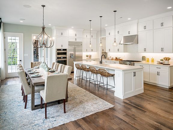 Kitchen and casual dining area