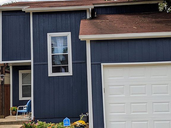 Single car garage with garage door opener and keypad entry as well. Brand new siding, trim and exterior paint.