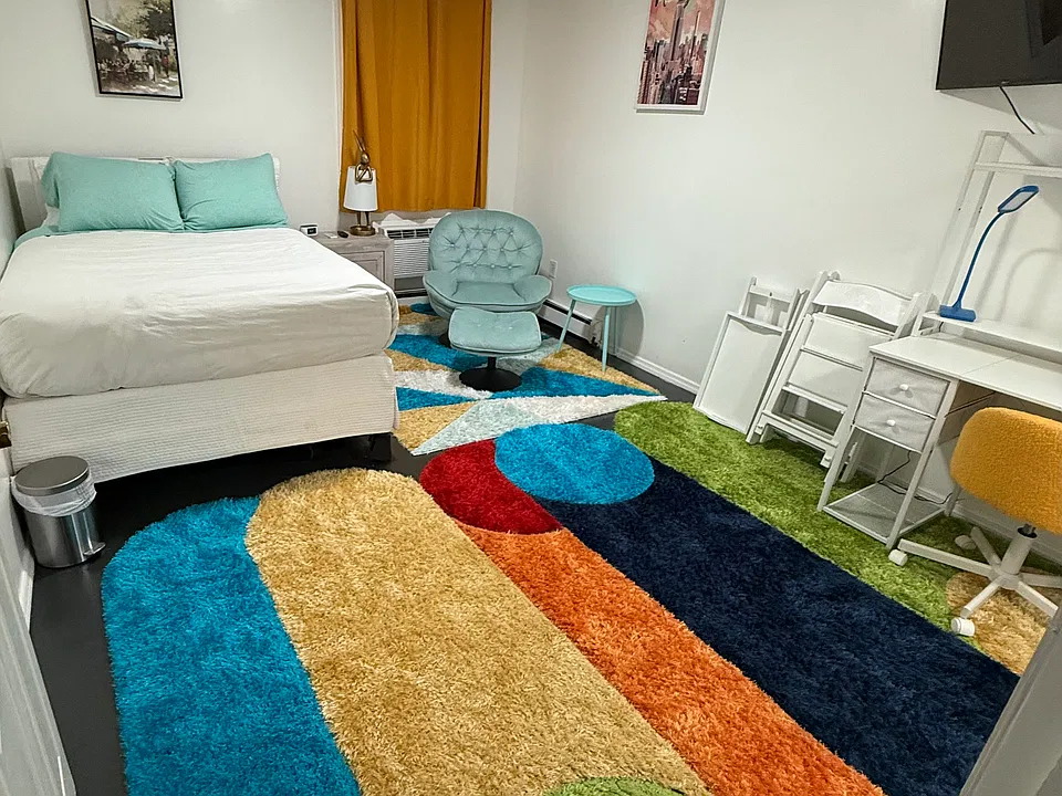Master bedroom, complete with an attached full bathroom for ultimate privacy and convenience.