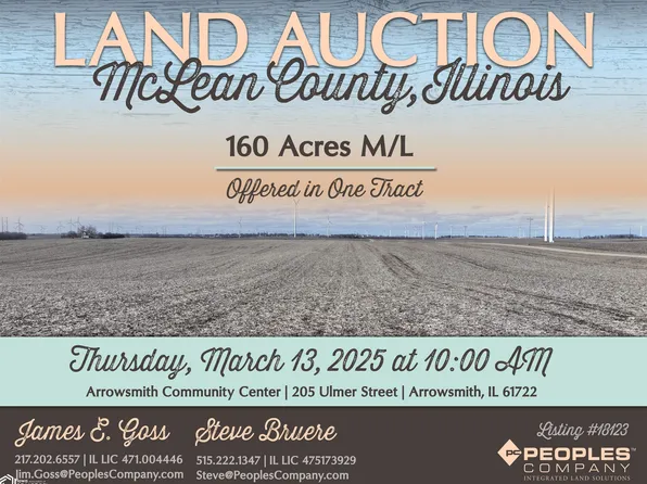 County Road 1200 N, Arrowsmith, IL 61722