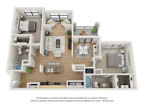 Floor plan The Serenity