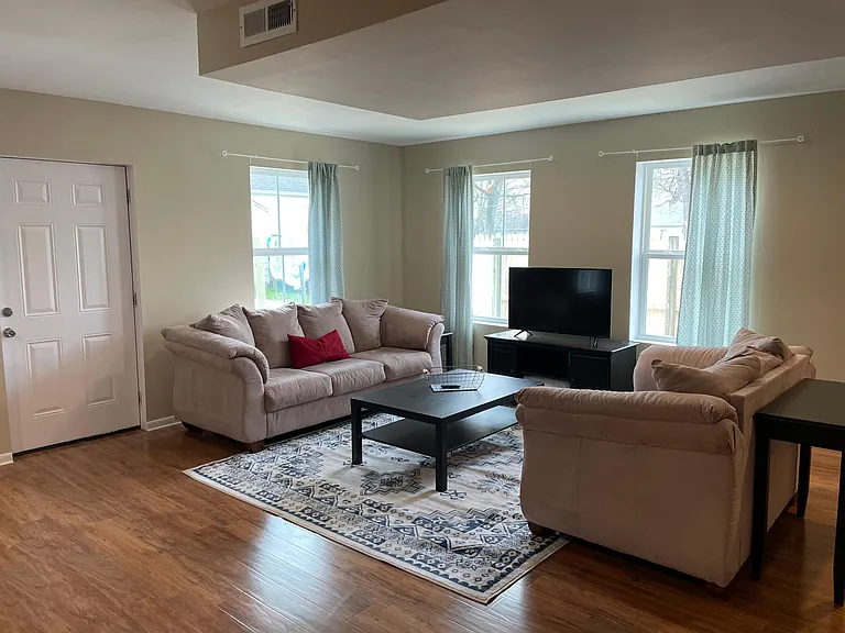 Open concept living area.