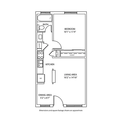 Floor plan Style B