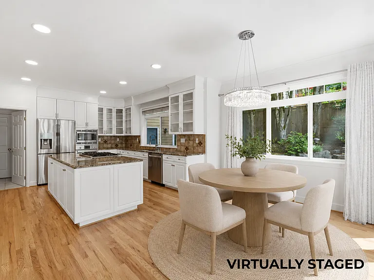 Kitchen with eating space.