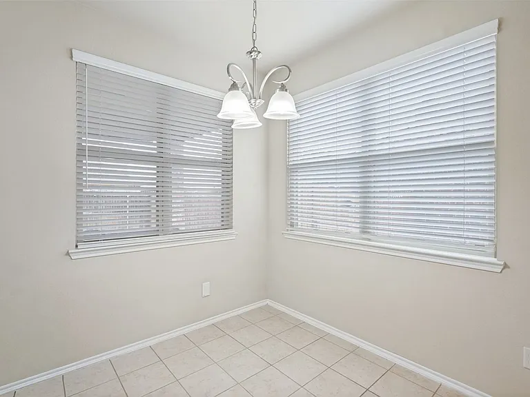 Breakfast area off kitchen