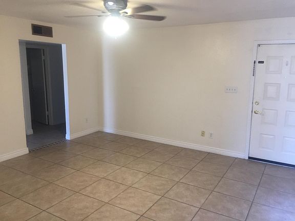 Living Room with large tile