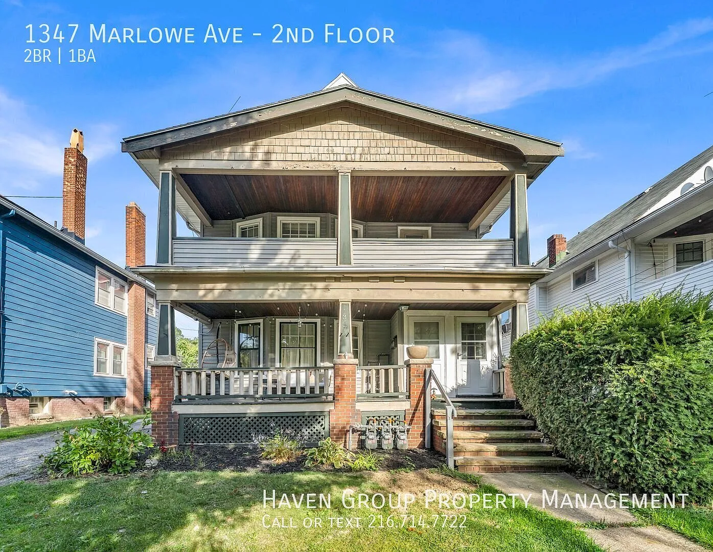 1347 Marlowe Ave | 2nd Floor, Lakewood, OH 44107 - Spacious 2-bed 1-bath multi-family home! — Photo 1