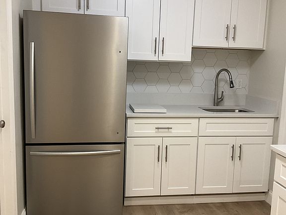 Kitchen - fridge and sink