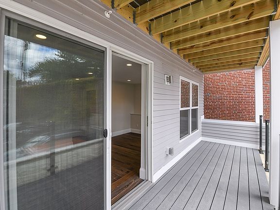 Deck off of the master bedroom