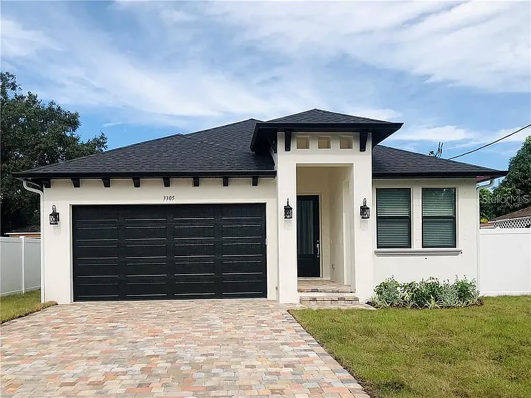 Front Exterior with 2-Car Garage