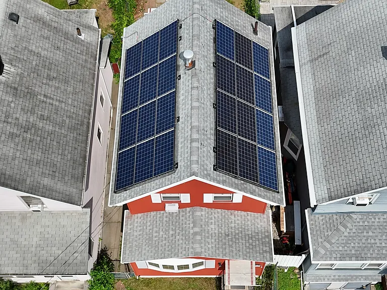 Roof With Solar Panels