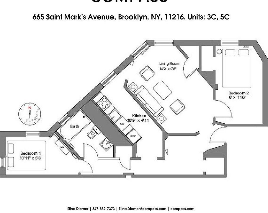 2nd image of 665 Saint Marks Ave #5C