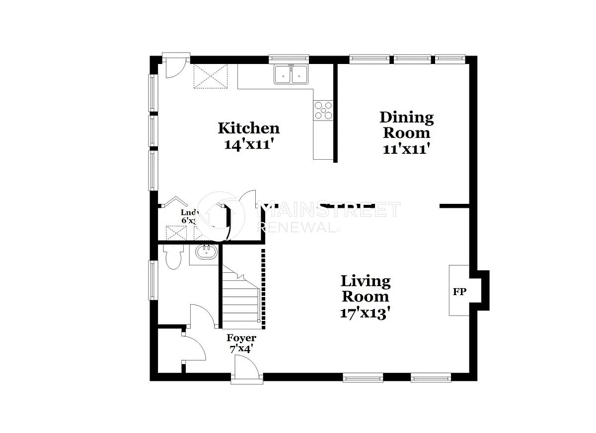 Floor Plan - 1105 Cloud Nine Ct