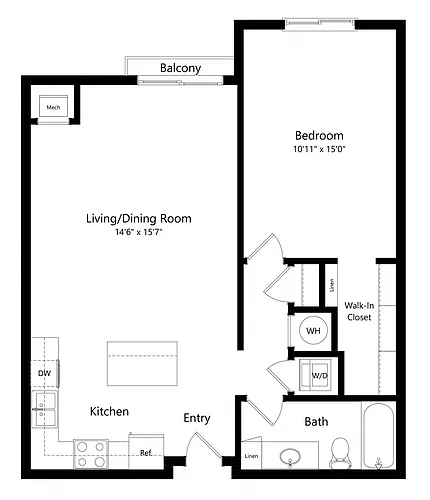 Floor plan Millard