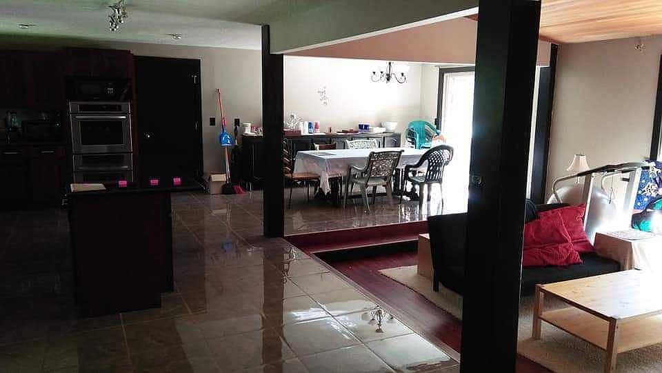 Currently there is MORE furniture.. I've acquired an extra couch and love seat