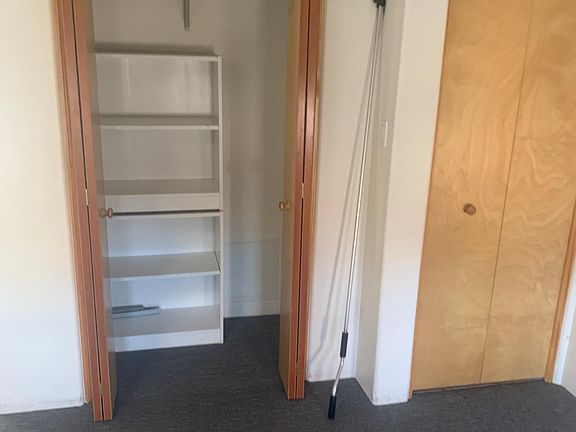 upstairs bedroom closet