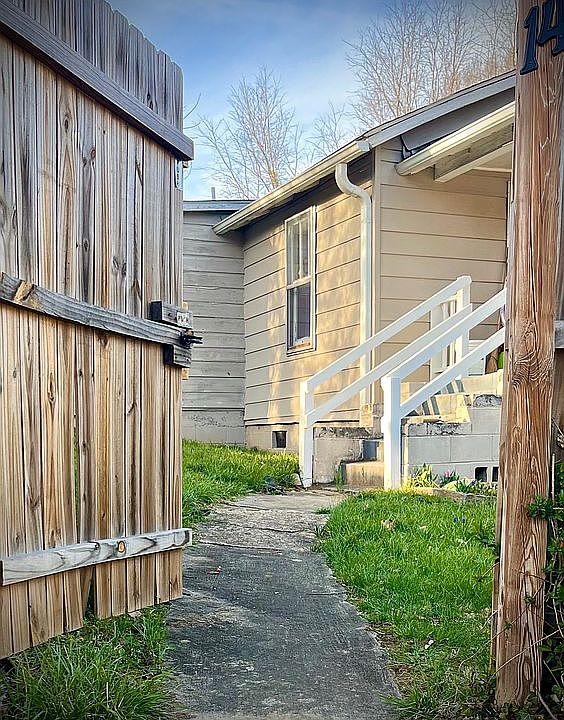 Full privacy fencing.