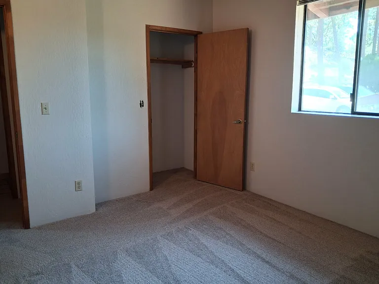 First bedroom with closet
