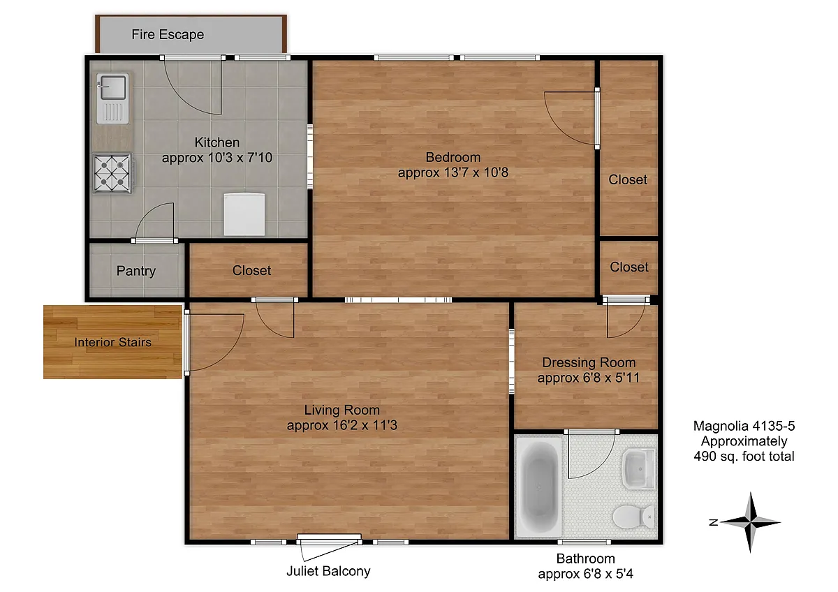 Floor plan 4135 South