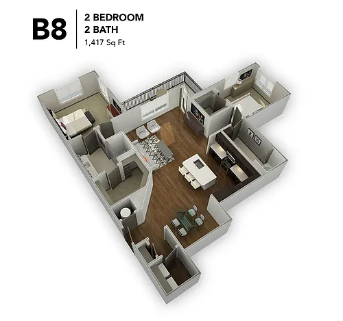 Floor plan B8
