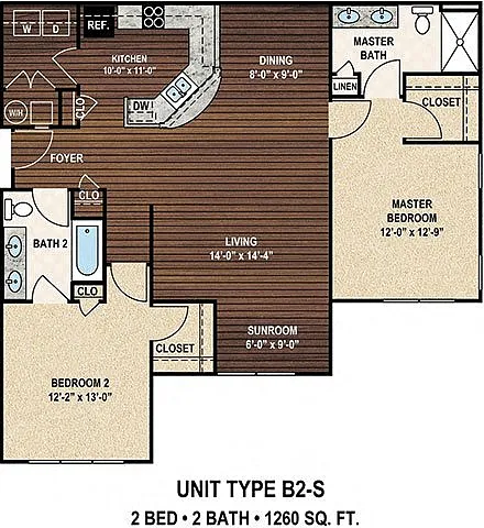 Floor plan B2S The Wessinger