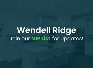 Homes Available Soon, Wendell Ridge, Wendell, NC 27591