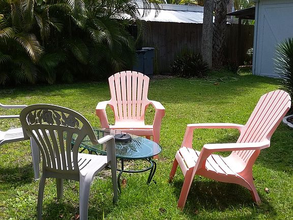 Outside sitting area