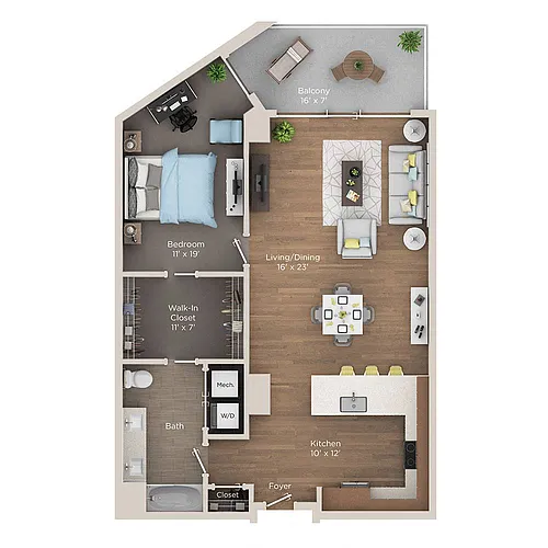 Floor plan A14