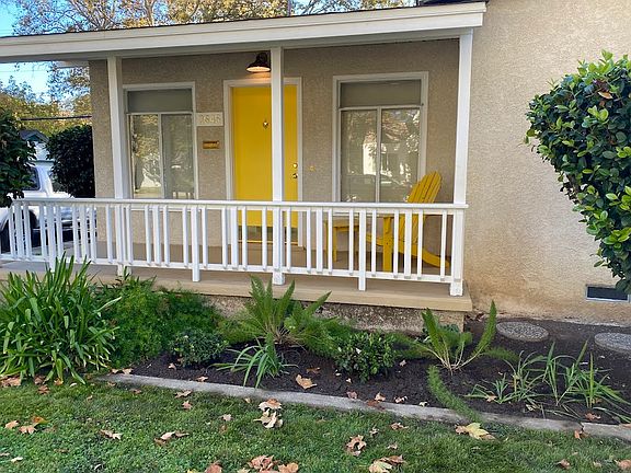 View of front porch
