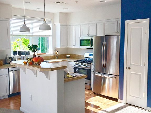 Open kitchen in day time.