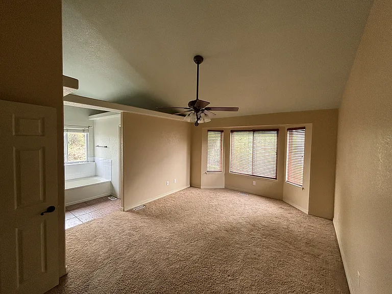 Master bedroom looking east