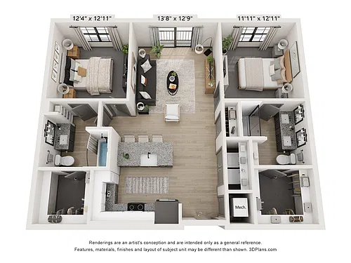 Floor plan B1