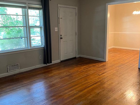 Living room and dining room