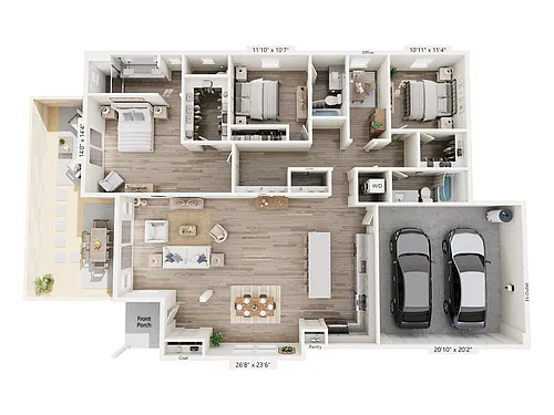 Floor plan Crest