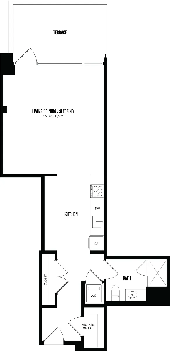 Floor plan Studio-A4