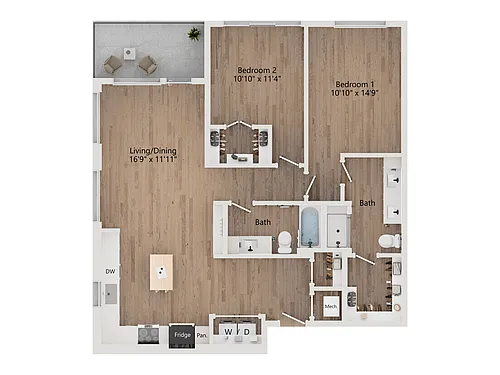 Floor plan B8