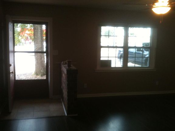 front entry, living room
