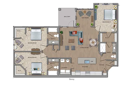 Floor plan Savoy