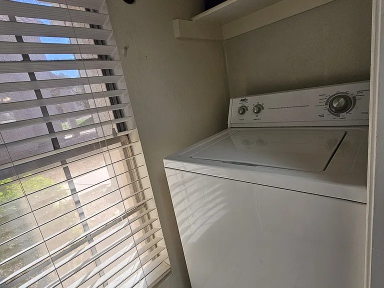 Washer off kitchen