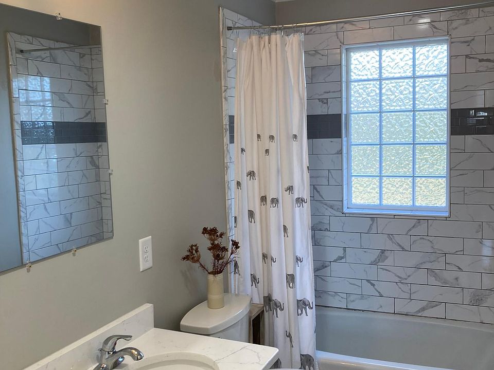 bathroom # 1 with window blocking