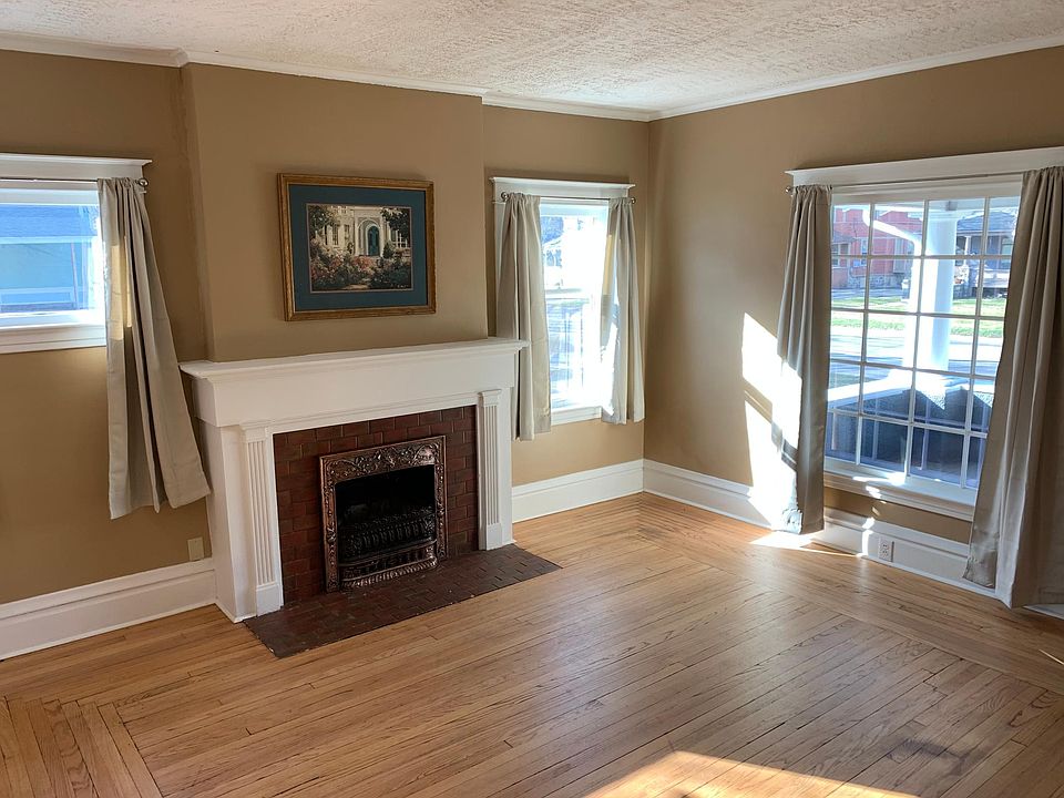 Living Room with Front Porch visible