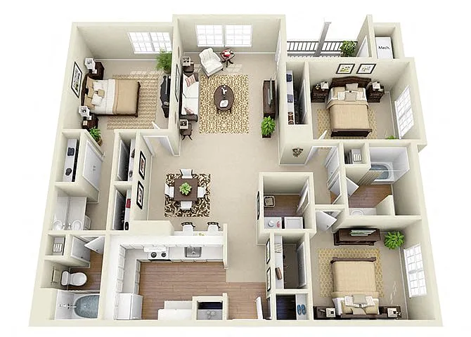 Floor plan The Camden