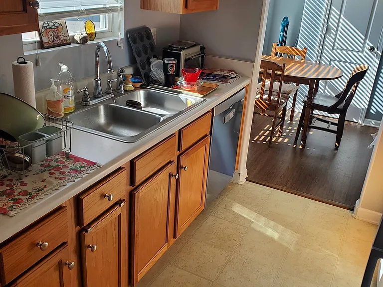 Shared kitchen. New dishwasher and built in microwave.