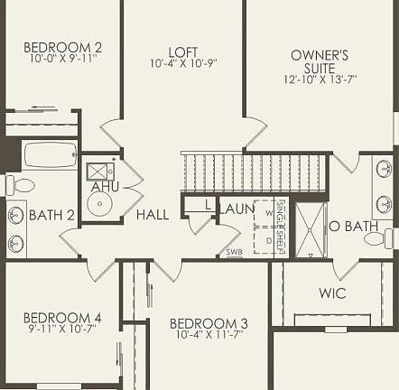 Second Floor 4 br 2.5 ba