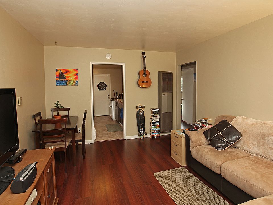 View of living room as you enter the apartment